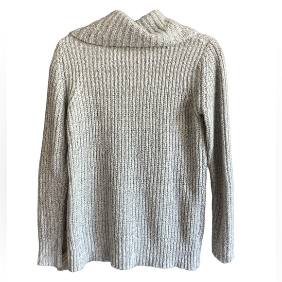 Forever21 Small Gray Women’s cowl / turtleneck Knit Sweater - Picture 2 of 5